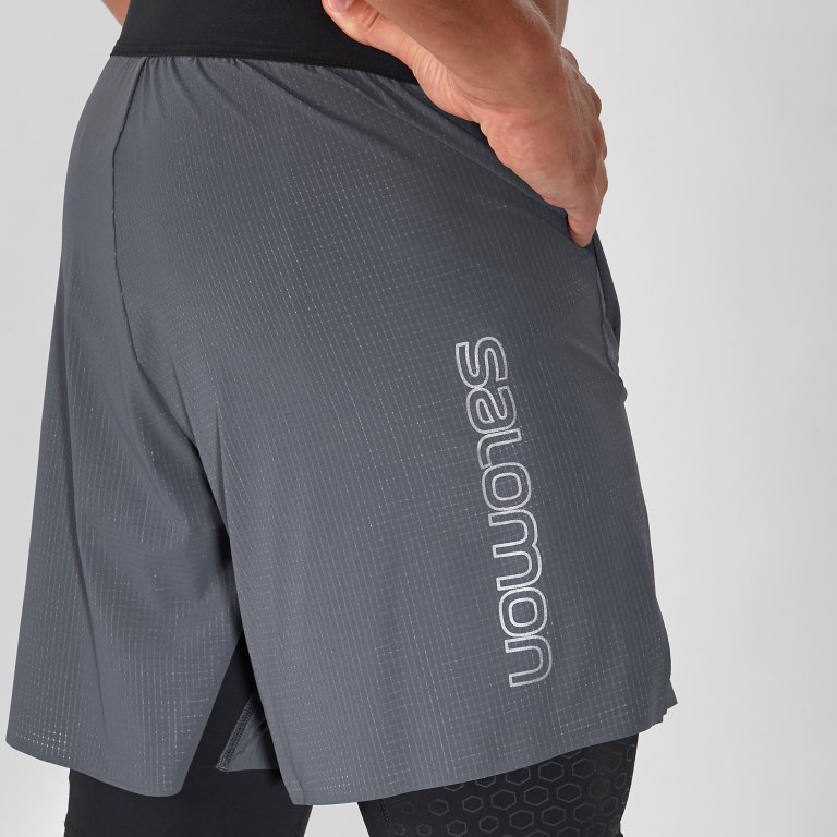 Salomon Exo Motion TW Short M - сірий / чорний