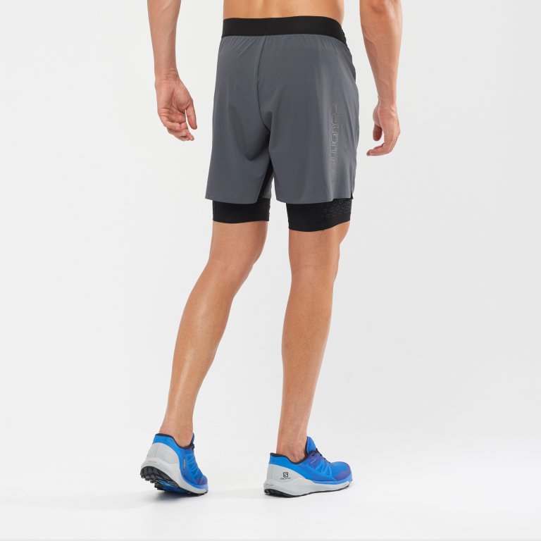Salomon Exo Motion TW Short M - сірий / чорний