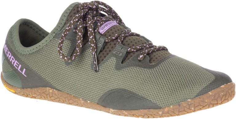 Obuv Merrell Vapor Glove 5 W - zelená/hnědá