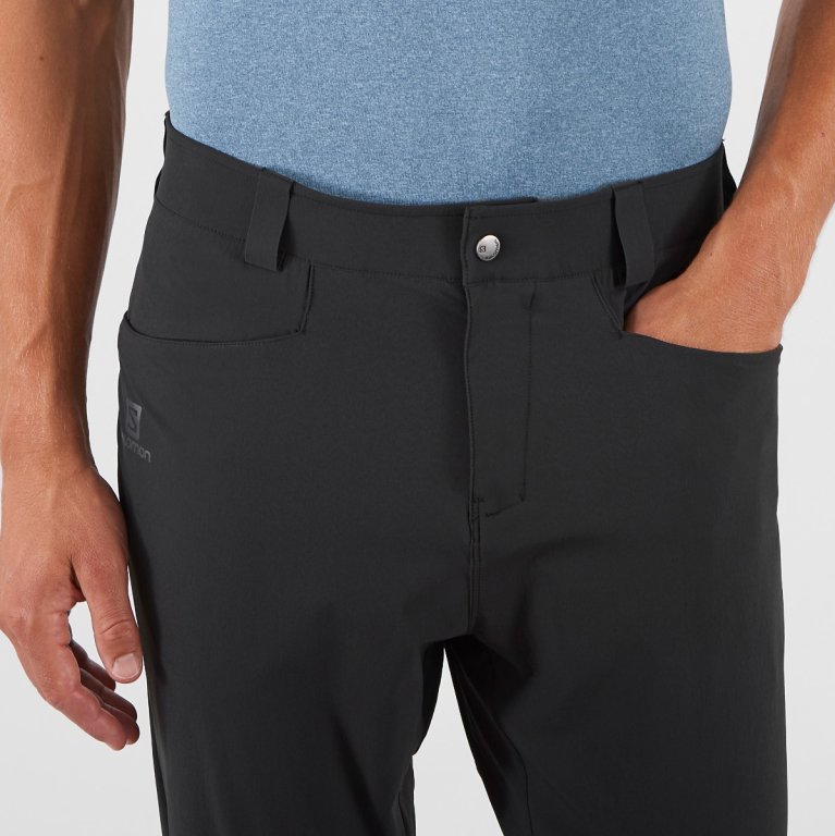 Штани Salomon WAYFARER TAPERED PANTS M - чорні (стандартна довжина)