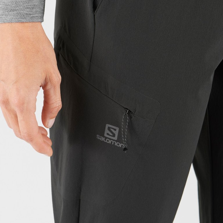 Штани Salomon WAYFARER PANTS W - чорні (стандартна довжина)