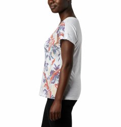 Футболка Columbia High Dune™ SS Tee W - білий/фіолетовий