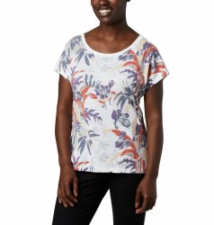 Футболка Columbia High Dune™ SS Tee W - білий/фіолетовий