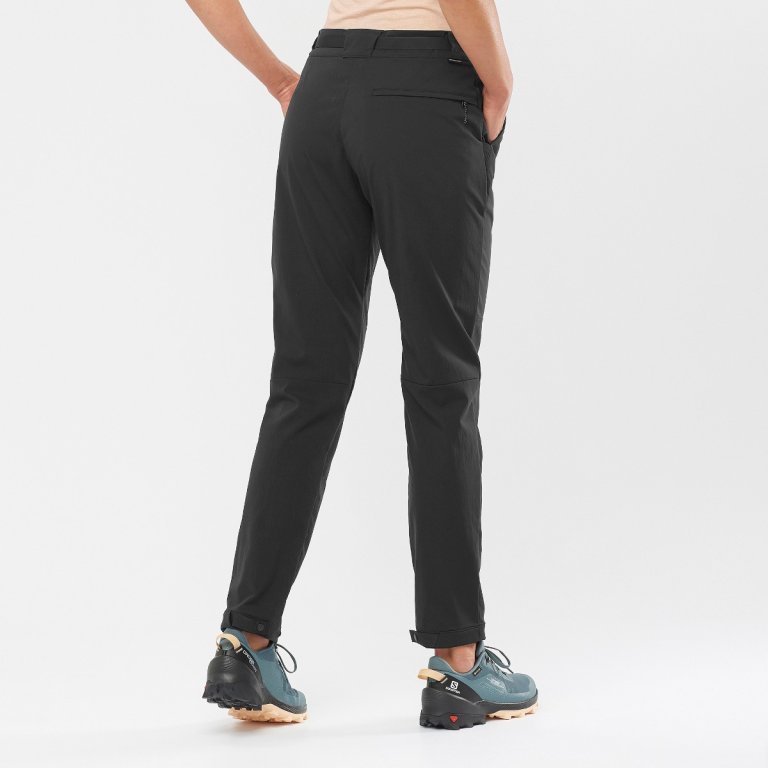 Штани Salomon OUTRACK PANT W - чорний (стандартна довжина)