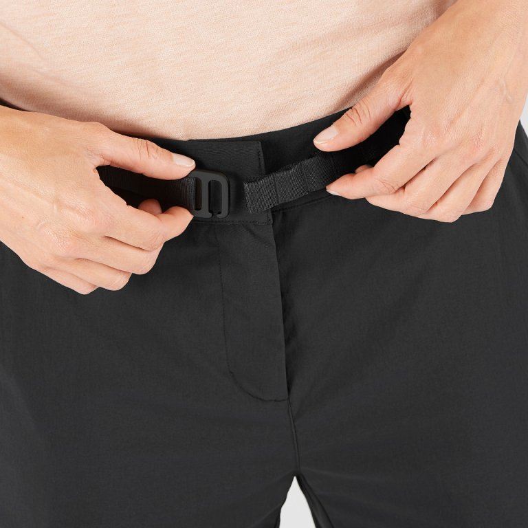 Штани Salomon OUTRACK PANT W - чорний (стандартна довжина)