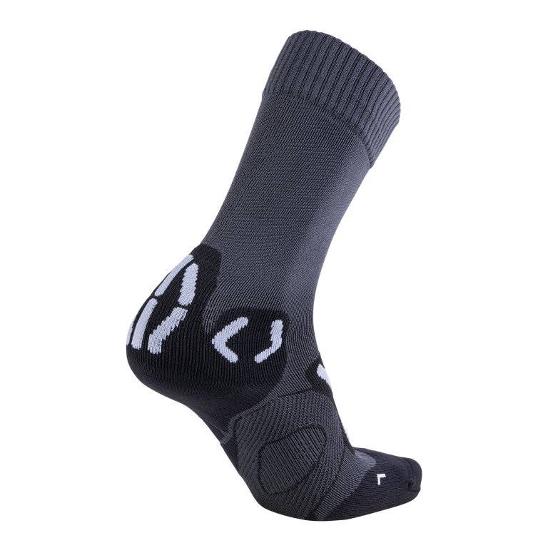 Шкарпетки UYN TREKKING OUTDOOR EXPLORER MID - сірі/білі/чорні