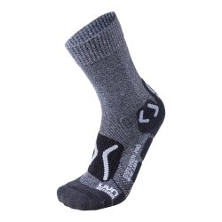 Шкарпетки UYN Trekking Outdoor Explorer Mid Socks - сірий меланж/перламутрово-сірий