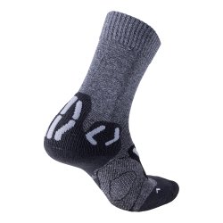 Шкарпетки UYN Trekking Outdoor Explorer Mid Socks - сірий меланж/перламутрово-сірий