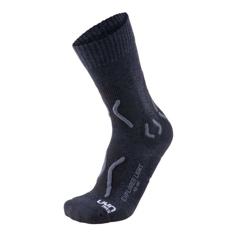 Шкарпетки UYN Trekking Explorer Light Socks - чорні