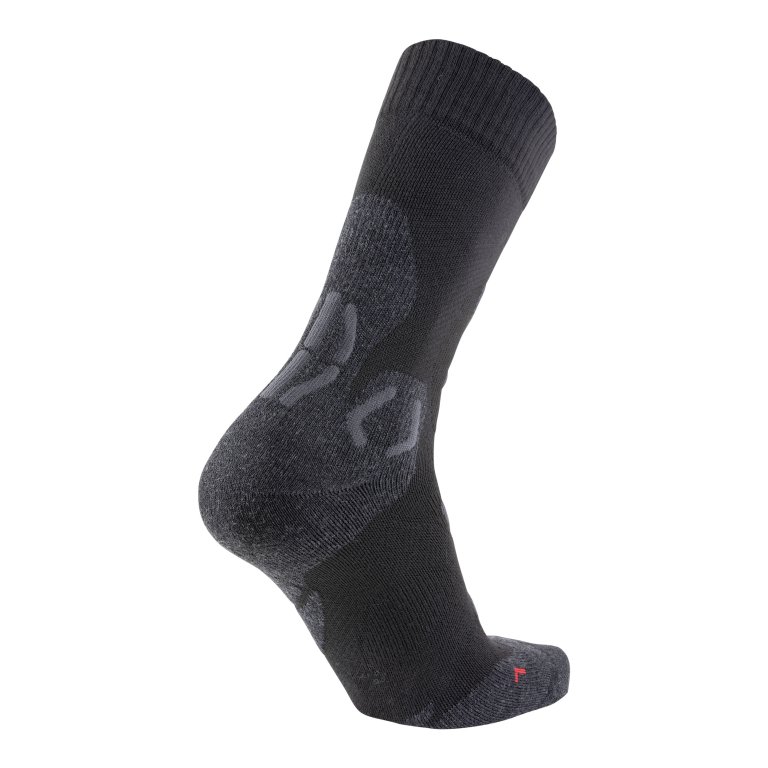 Шкарпетки UYN Trekking Explorer Comfort Socks - чорний/сірий