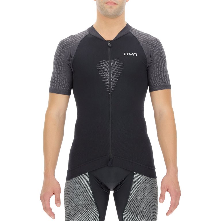 Футболка UYN Biking Granfondo OW Shirt SH SL M - чорно/сіра