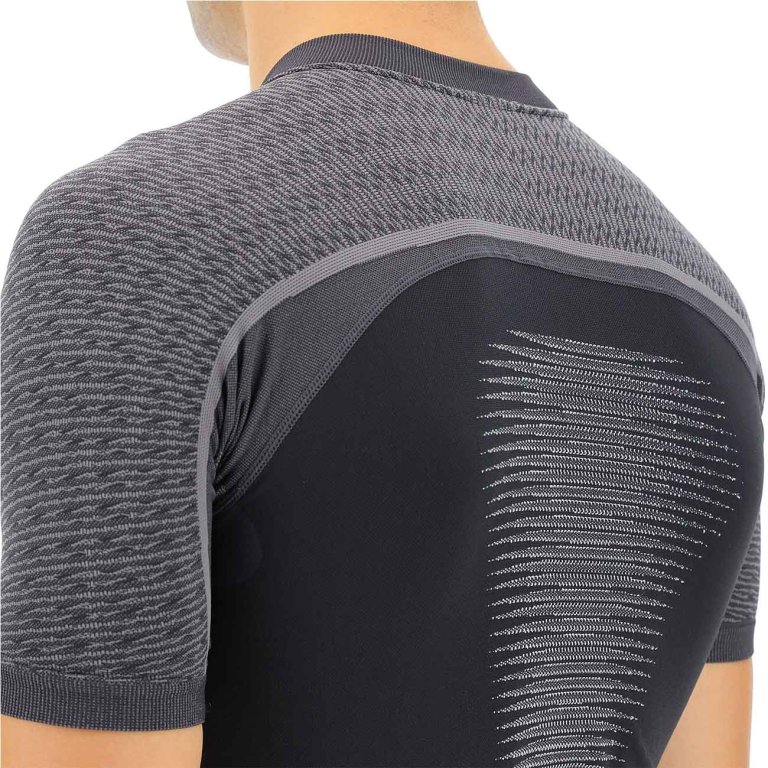 Футболка UYN Biking Granfondo OW Shirt SH SL M - чорно/сіра