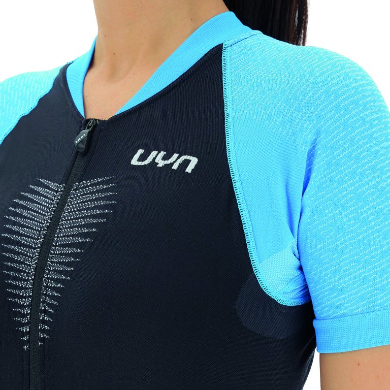 Футболка UYN Biking Granfondo OW Shirt SH SL W - чорно/синя