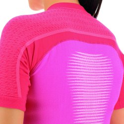 Футболка UYN Biking Granfondo OW Shirt SH SL W - червоно/рожева