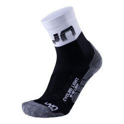 Шкарпетки UYN CYCLING LIGHT SOCKS - чорний/білий