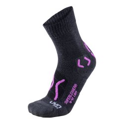 Ponožky UYN TREKKING SUPERLEGGERA W - čierna/fialová