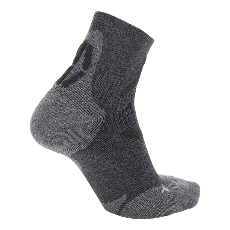 Pánské ponožky UYN TREKKING 2IN LOW CUT SOCKS - šedá