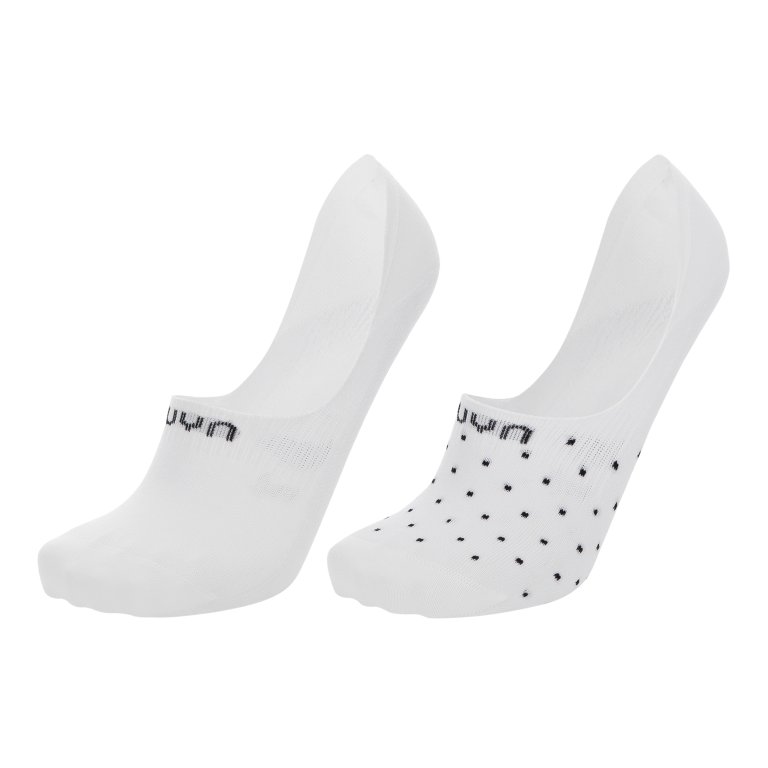 Шкарпетки UYN GHOST 4.0 SOCKS 2 пари - білий/білий в горошок
