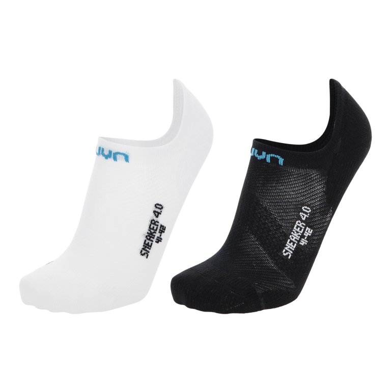 Шкарпетки UYN SNEAKER 4.0 SOCKS 2 пари - білий/чорний