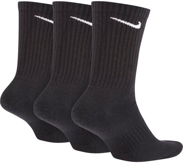 Шкарпетки Nike Everyday Cush Crew 3 Pack - чорні