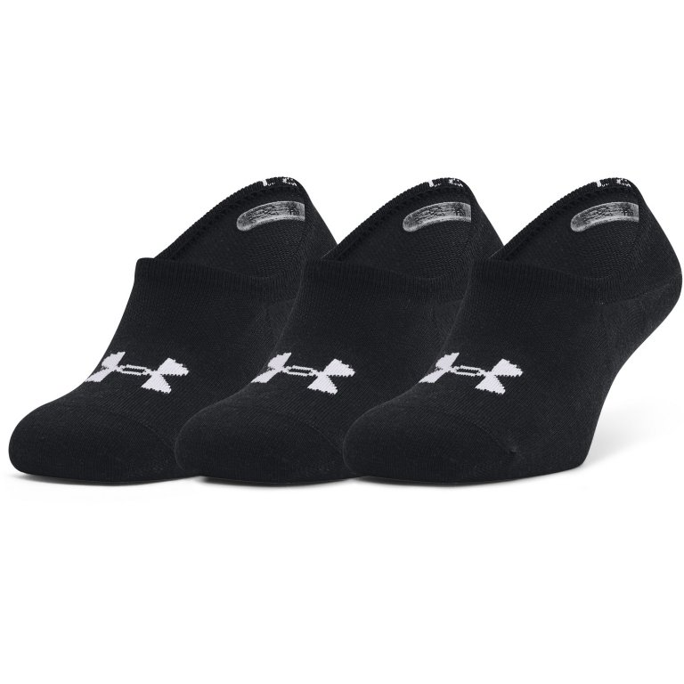 Шкарпетки Under Armour Core No Show 3Pk - чорні