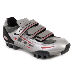 Cyklistické tretry Axon Blade - šedá/červená