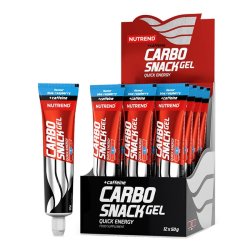 Nutrend Carbosnack s kofeínom v tube 50 g - modrá malina