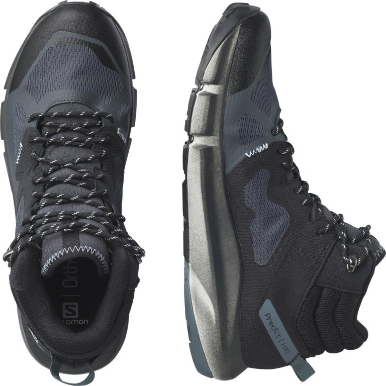 Взуття Salomon PREDICT HIKE MID GTX M - чорний/сірий