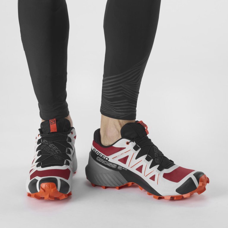 Obuv Salomon Speedcross 5 GTX M - červená/šedá