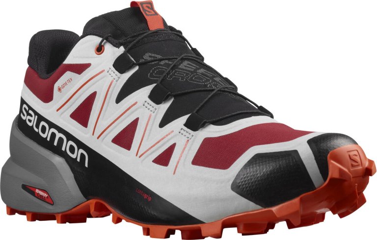 Obuv Salomon Speedcross 5 GTX M - červená/šedá