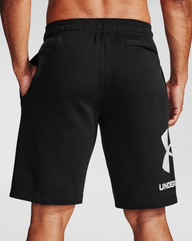 Kraťasy Under Armour Rival FLC Big Logo Shorts M - černá