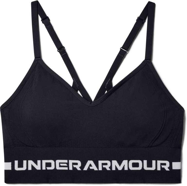 Бюстгальтер Under Armour Seamless Low Long Bra W - чорний