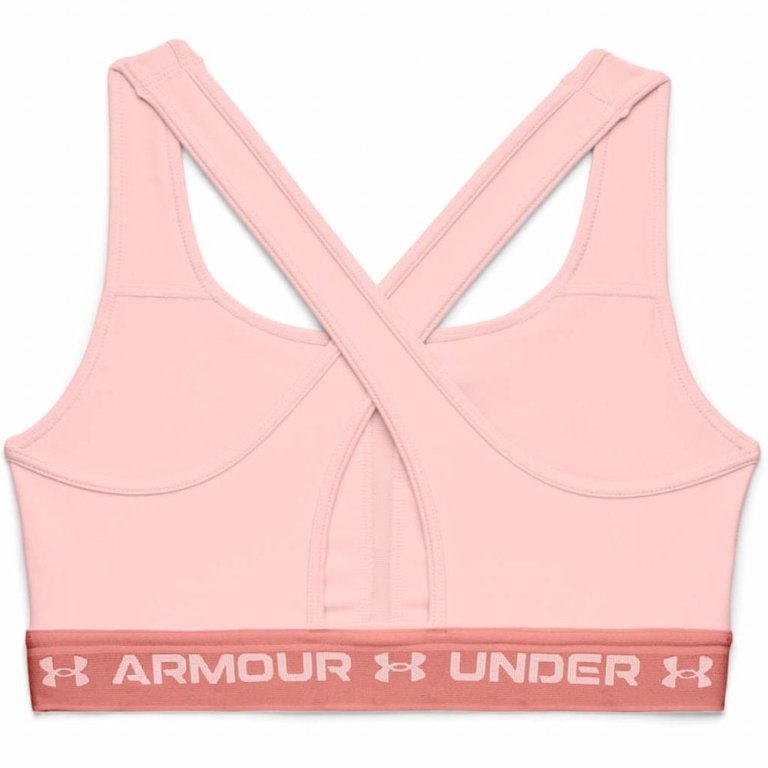 Бюстгальтер Under Armour Crossback Mid Bra W - рожевий