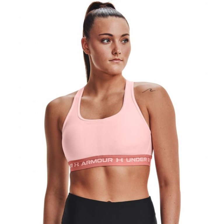 Бюстгальтер Under Armour Crossback Mid Bra W - рожевий