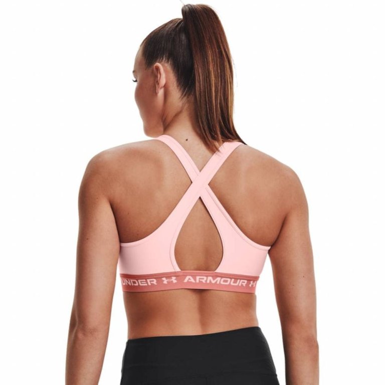 Бюстгальтер Under Armour Crossback Mid Bra W - рожевий