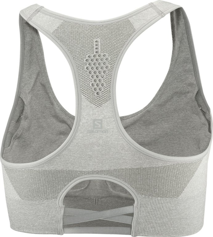 Бюстгальтер Salomon Elevate Move'on Bra W - сірий