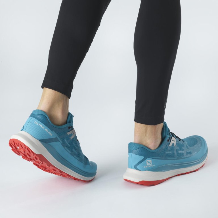 Obuv Salomon Ultra Glide M - modrá/červená