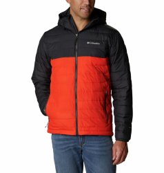 Куртка Columbia Powder Lite™ M - червоний/темно-сірий