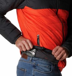 Куртка Columbia Powder Lite™ M - червоний/темно-сірий