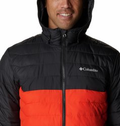Куртка Columbia Powder Lite™ M - червоний/темно-сірий