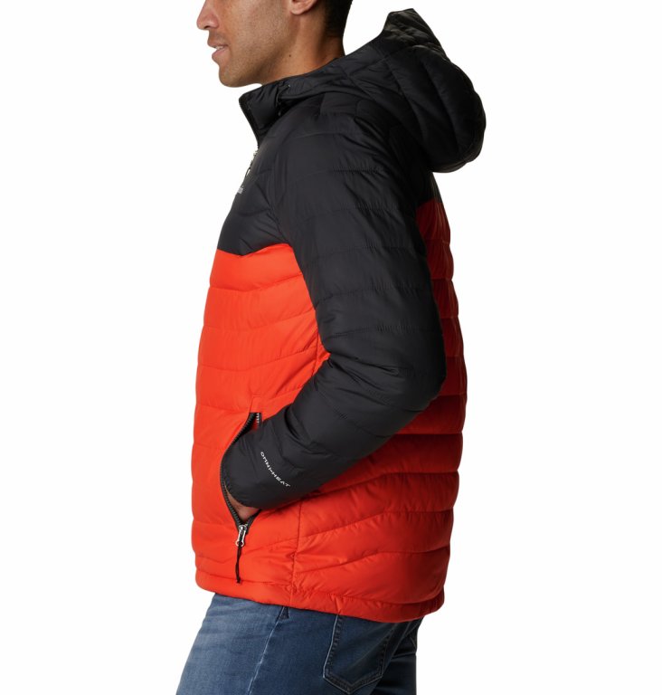 Куртка Columbia Powder Lite™ M - червоний/темно-сірий