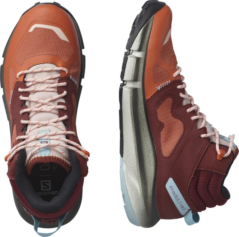 Взуття Salomon Predict Hike Mid GTX W - помаранчеві