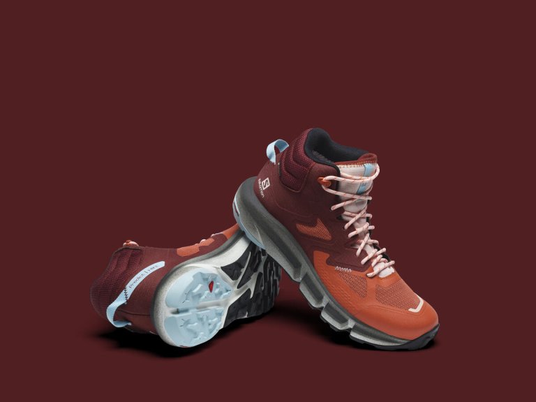 Взуття Salomon Predict Hike Mid GTX W - помаранчеві