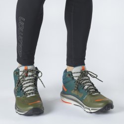 Взуття Salomon PREDICT HIKE MID GTX M - зелені