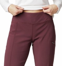Штани Columbia Back Beauty™ Highrise Теплі зимові штани W - темно-червоні (стандартна довжина)