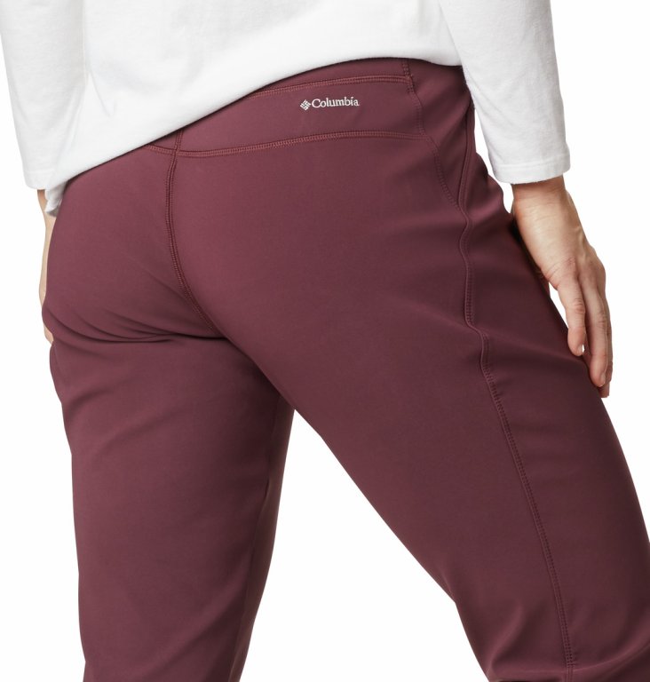 Штани Columbia Back Beauty™ Highrise Теплі зимові штани W - темно-червоні (стандартна довжина)
