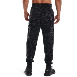 Tepláky Under Armour Rival FLC Camo Script JGR M - černá
