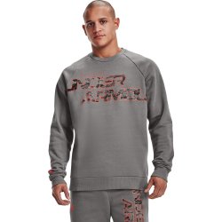 Світшот Under Armour Rival FLC Camo Script CRW M - сірий