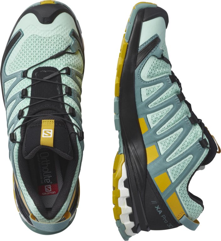 Кросівки Salomon XA PRO 3D V8 W - світло-зелені/жовті/чорні