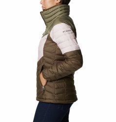 Куртка Columbia Powder Lite™ Blocked Jacket W - зелений/рожевий